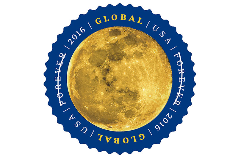 USPS &#039;The Moon&#039; Stamp