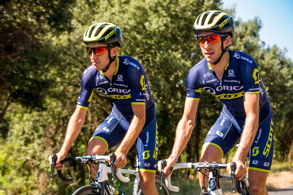 Simon and Adam Yates' ride their Scott Addicts