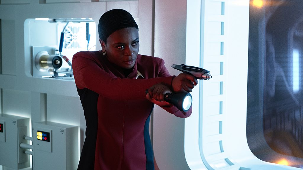 Celia Rose Gooding as Uhura in &#039;Star Trek: Strange New Worlds&#039;