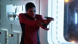 Celia Rose Gooding as Uhura in 'Star Trek: Strange New Worlds'
