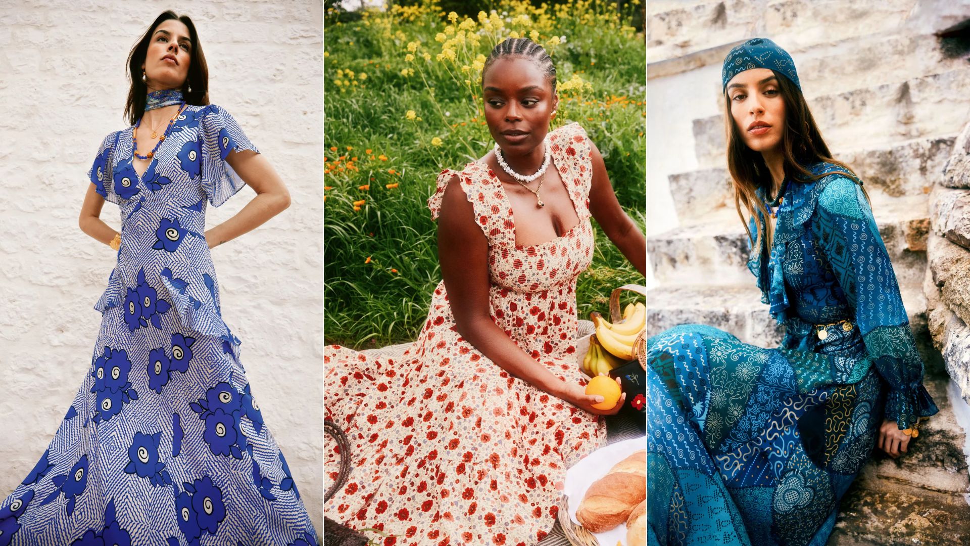 Three model images of Rixo Spirit of Sol collection 