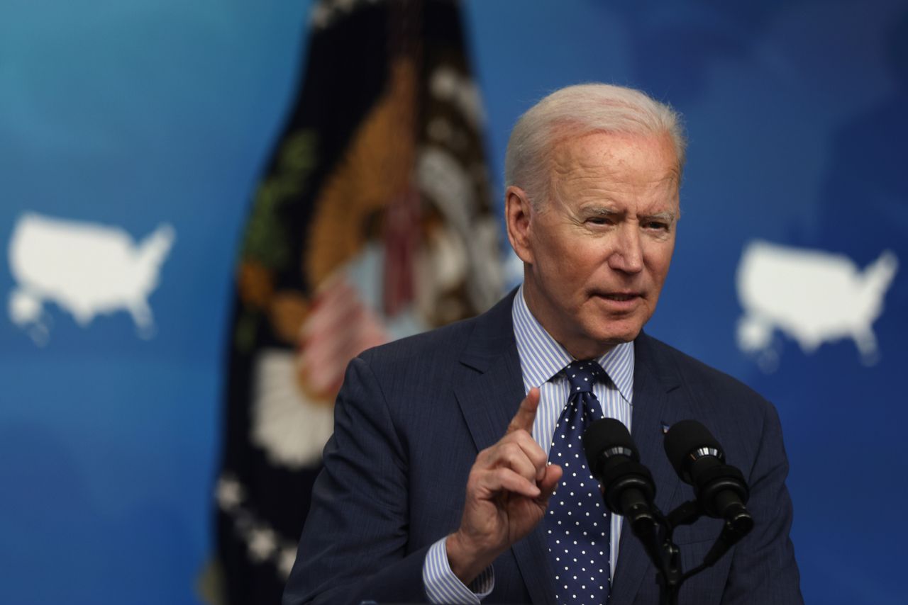 Biden speaks at the White House