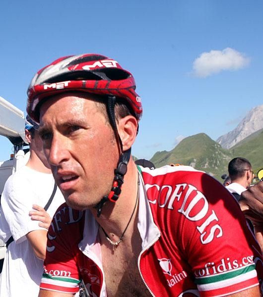 The Italian was questioned by police at the finish line and is now due to suspected doping.
