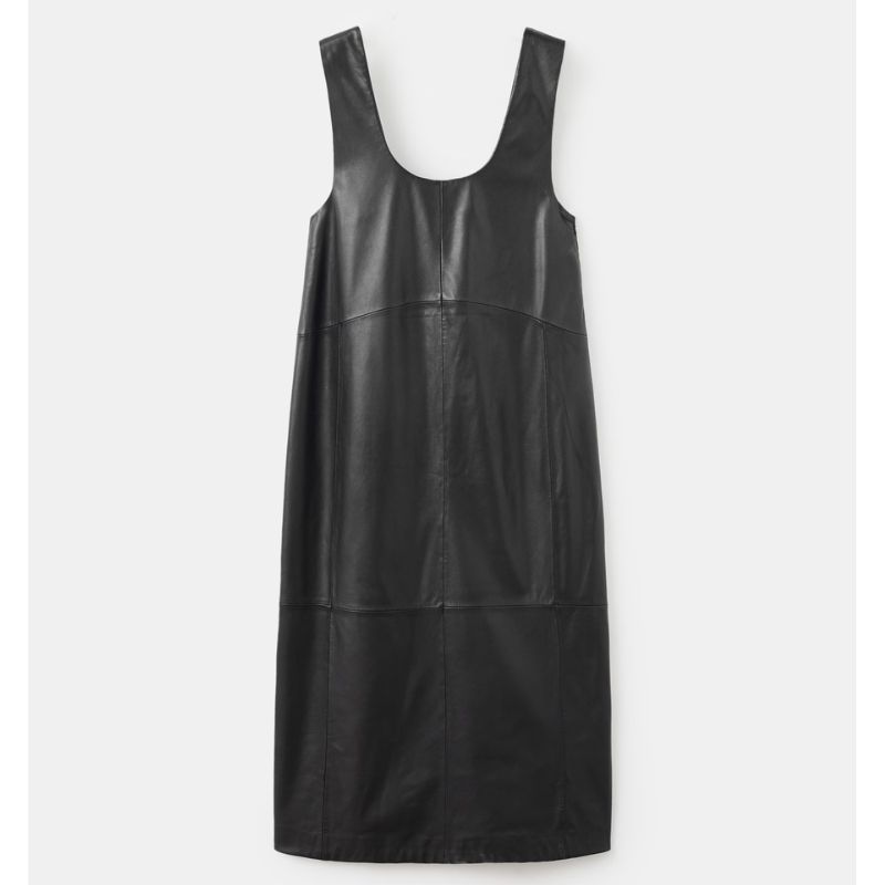 Mango , 100% Leather Midi-Dress