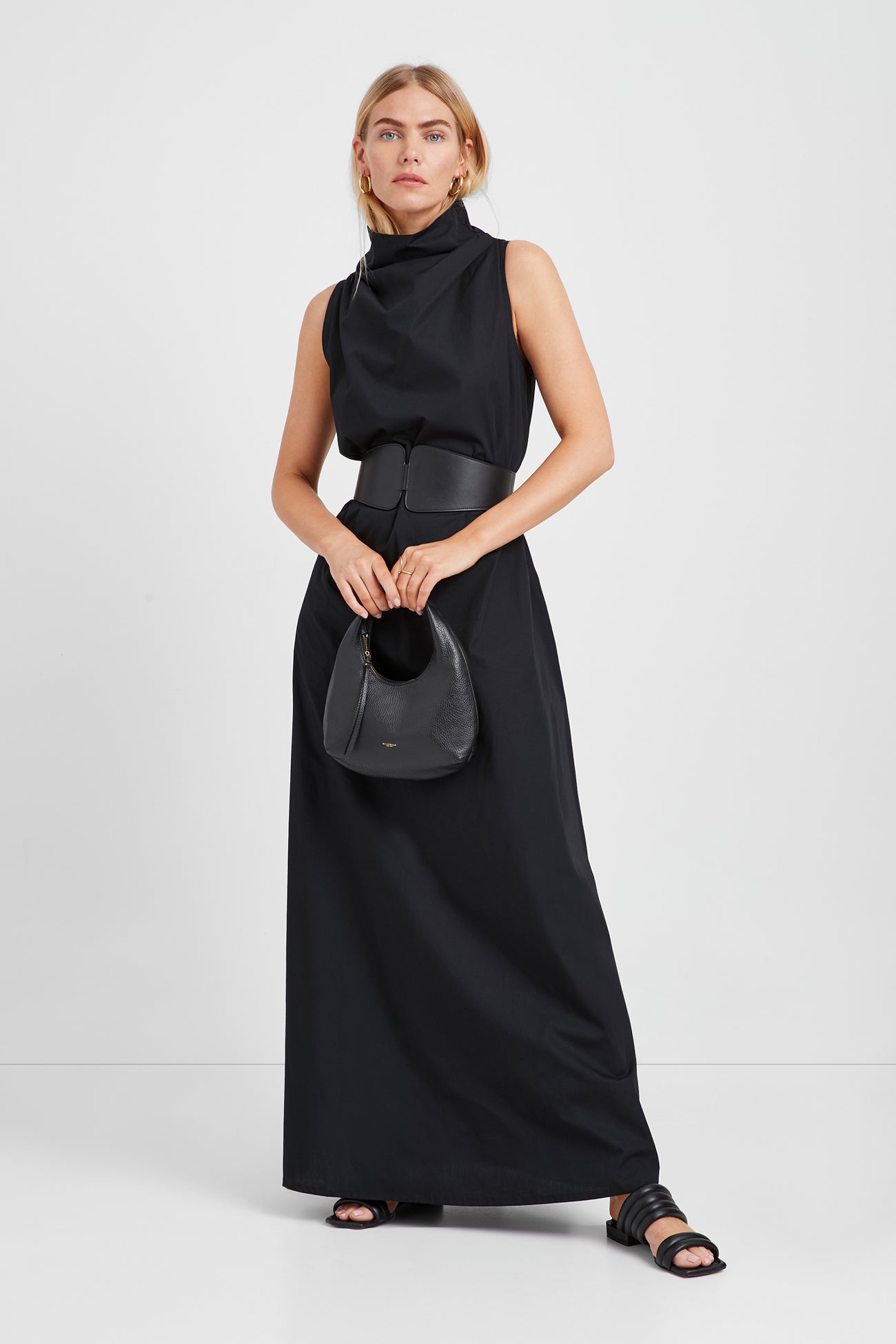 Minna Sleeveless Dress - Black / Xxs
