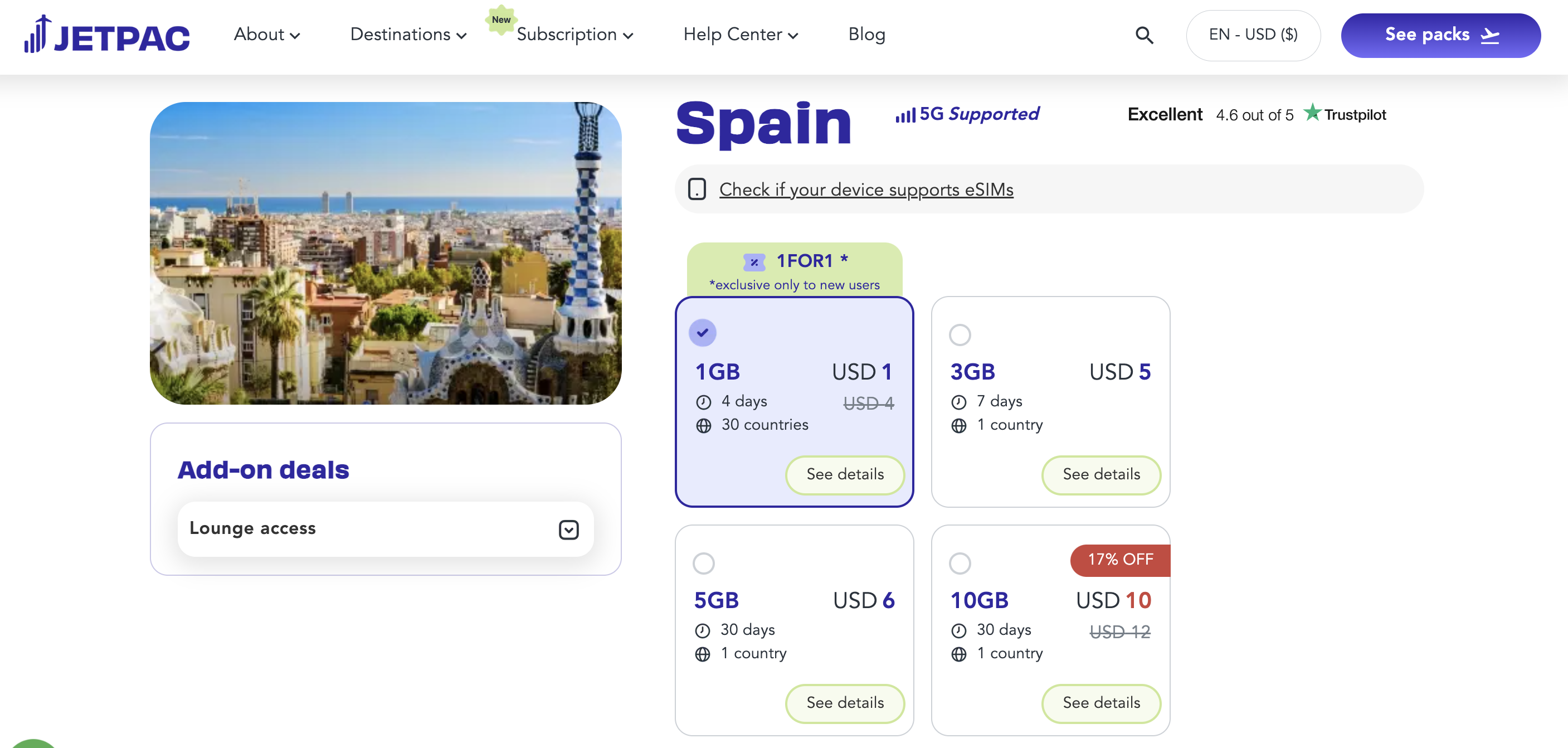 Jetpac Spain screenshot