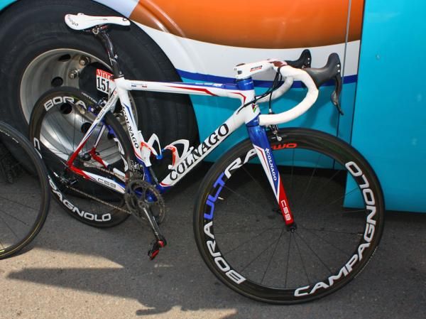Thomas Voeckler stays on as captain of the reformed Europcar team and will stay on his familiar Colnago, too.
