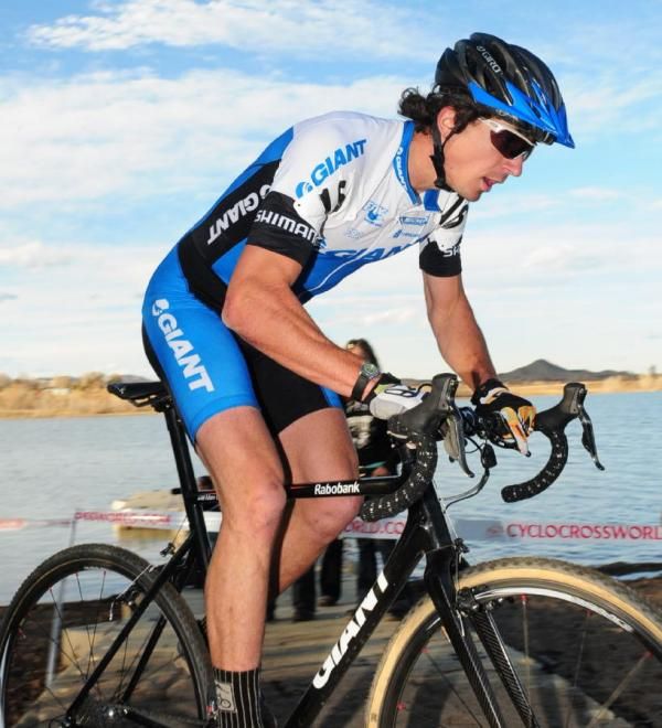 Adam Craig (Team Giant) made riding over the pier look like child's play.