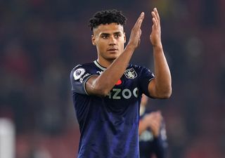 Aston Villa’s Ollie Watkins applauds the fans after the final whistle during the Premier League match at St Mary’s, Southampton. Picture date: Friday November 5, 2021