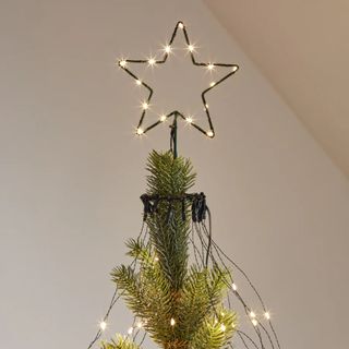 Lights4fun Osby Star LED Tree Topper & Micro Christmas Tree Lights