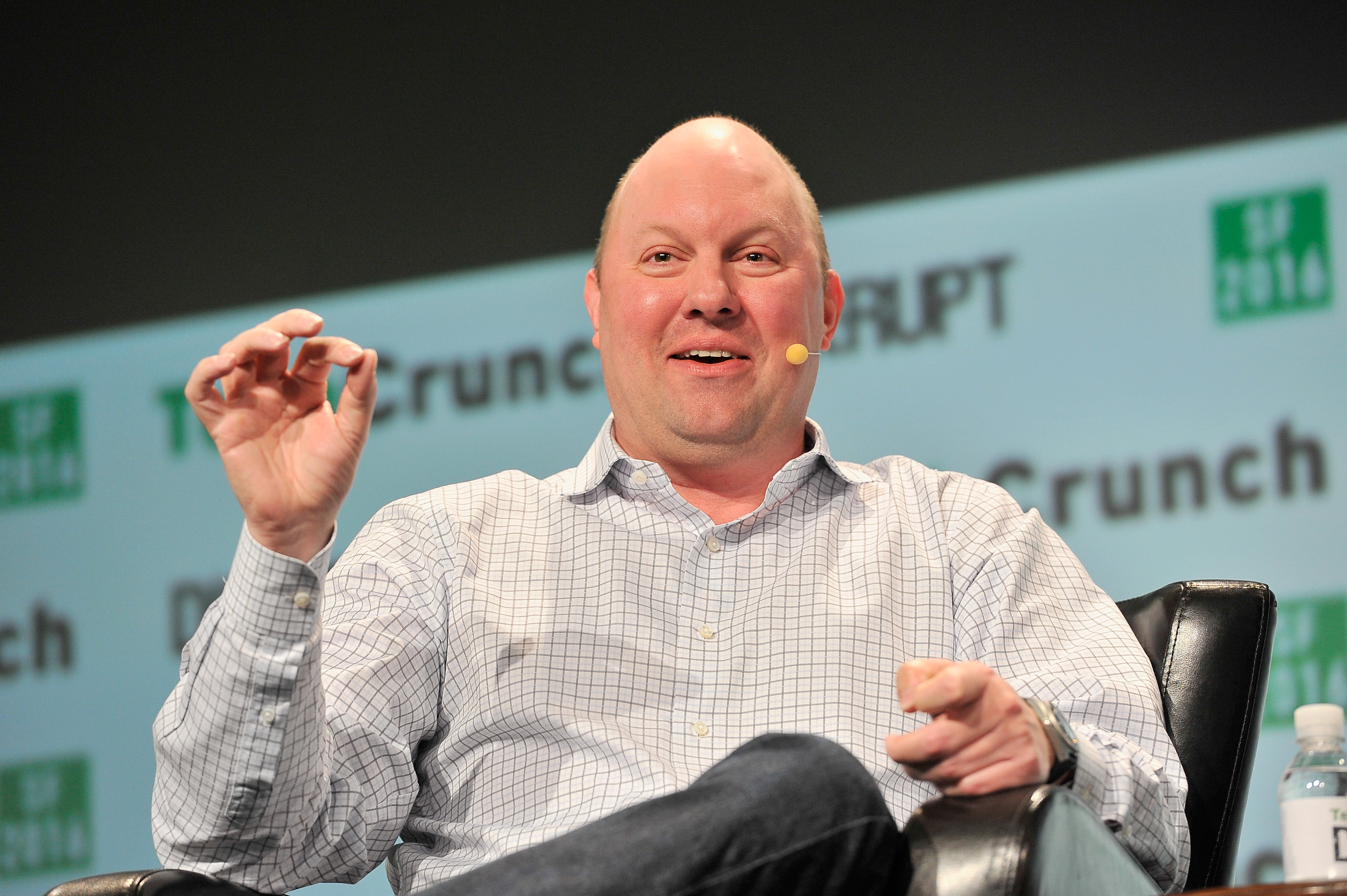 Marc Andreessen at TechCrunch Disrupt in 2016