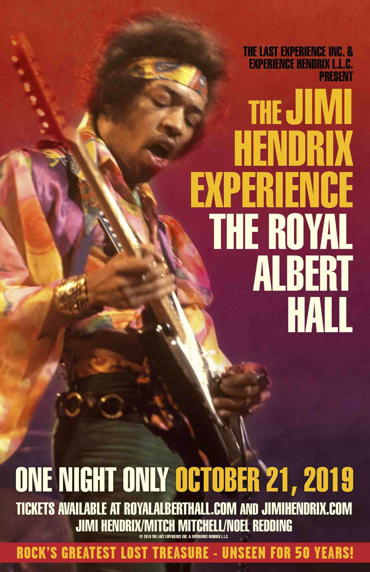 The Jimi Hendrix Experience Return To The Royal Albert Hall For A ...