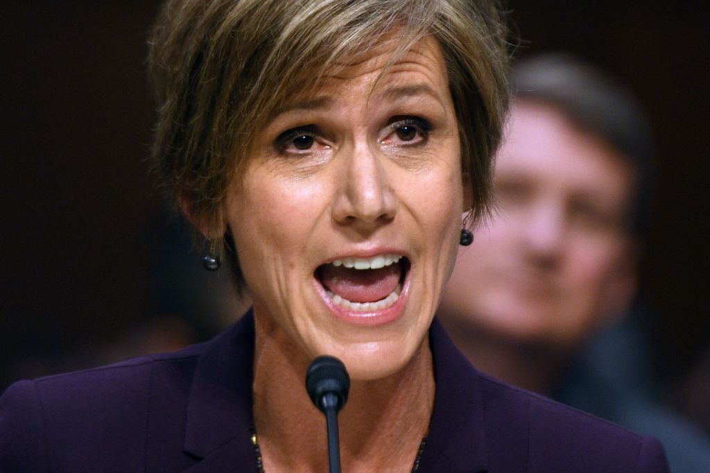 Former acting Attorney General Sally Yates.