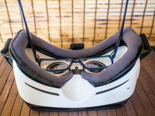 Gear VR with glasses