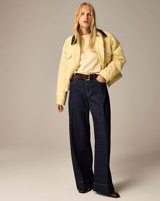 J.Crew, Point Sur Puddle Jean in Rinse Wash