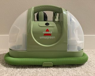 Front view of Bissell Little Green Portable Carpet Cleaner 1400B