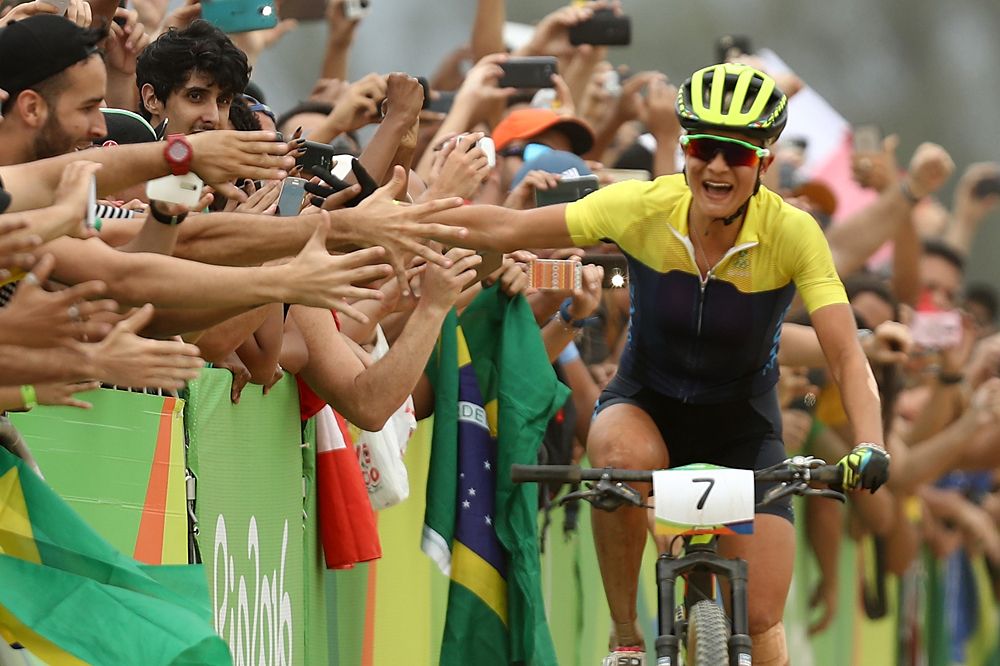 Jenny Rissveds wins the gold medal at the 2016 Olympic Games