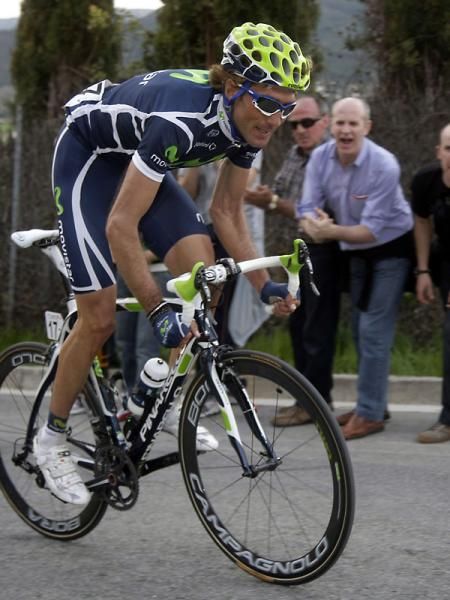 Pablo Lastras (Movistar) was in the break but was dropped toward the finish.