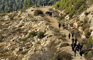 Israel Cycling Academy hike together on a bonding trip to Jerusalem