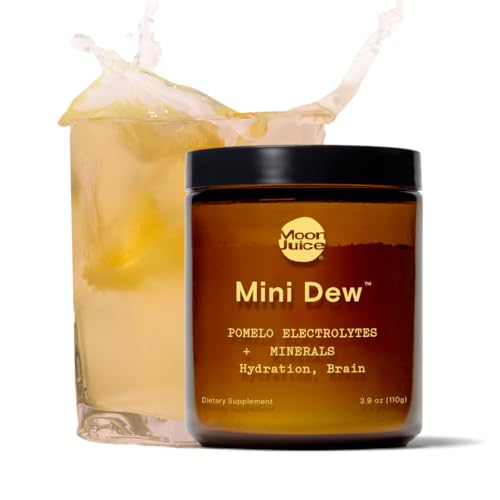 Moon Juice - Mini Dew Electrolytes Powder - Pomelo Grapefruit (30 Servings) - 2in1 Electrolytes & Minerals - Hydration Powder - Magnesium, Calcium, Potassium & Pink Salt - Sugar Free, Vegan, Non Gmo