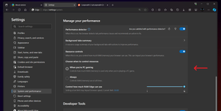 RAM Limiter for Microsoft Edge featured in Windows 11 Canary Build