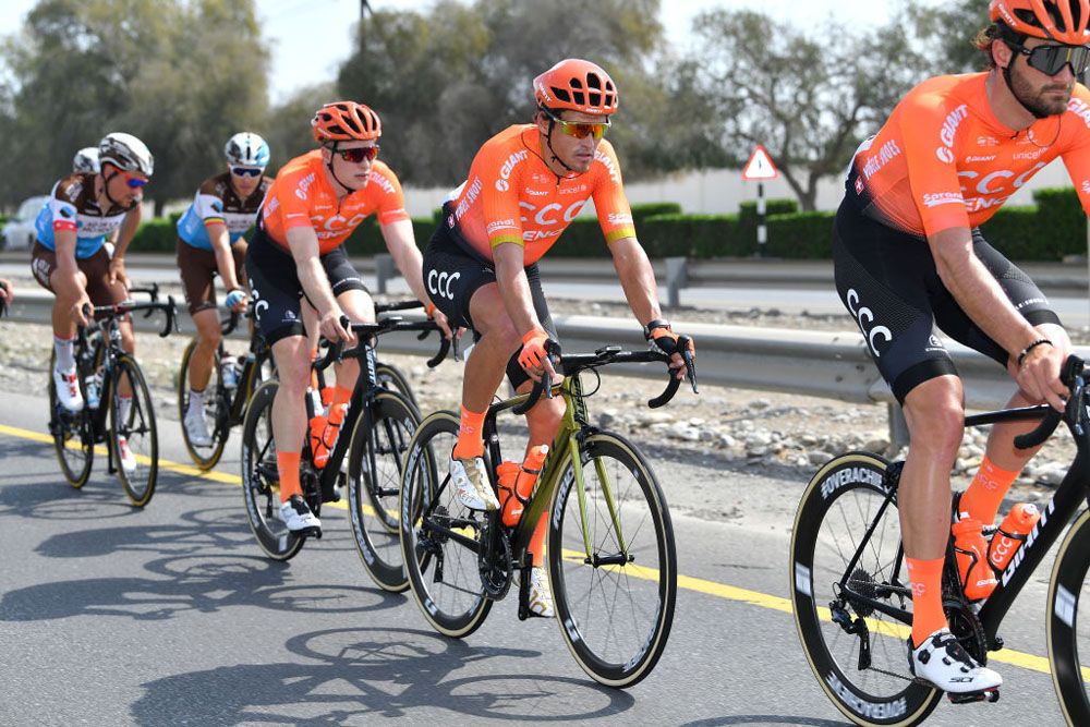 Protecting Greg Van Avermaet at the Tour of Oman