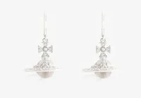 Vivienne Westwood Sorado Bas Relief silver-toned brass and crystal earrings |$190 or £160 | Selfridges