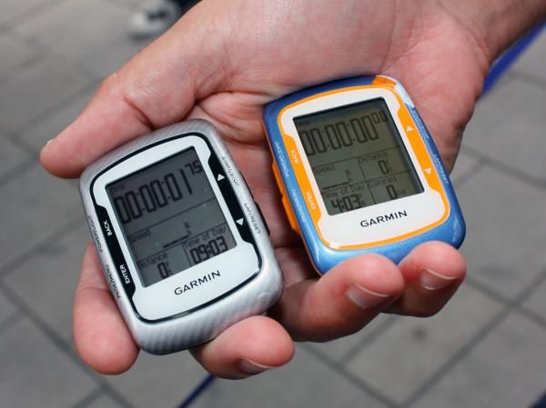 Garmin's latest Edge 500 is available in both Garmin-Transitions team colors, the original blue or this more neutral black.
