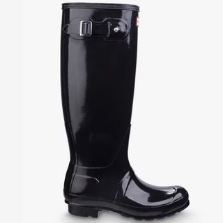 Hunter Original Tall Wellies in Black Gloss