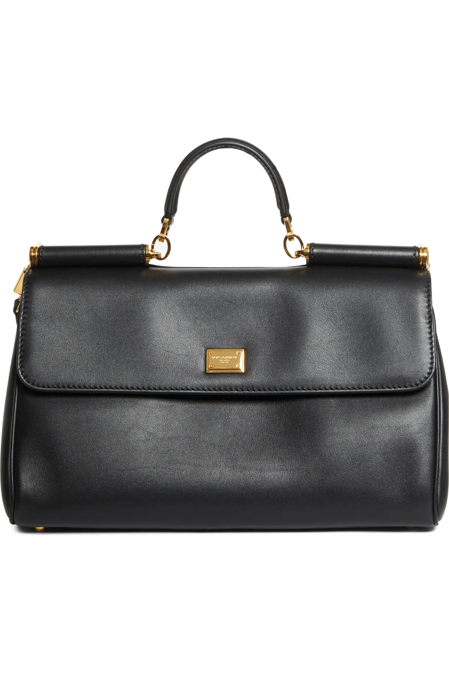 Dolce &amp;amp; Gabbana, My Sicily East/west Plong&amp;eacute; Leather Top Handle Bag