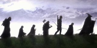 hobbit silhouette The Lord of the Rings
