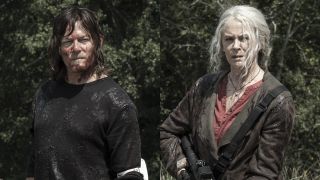 Daryl and Carol on The Walking Dead Season 11