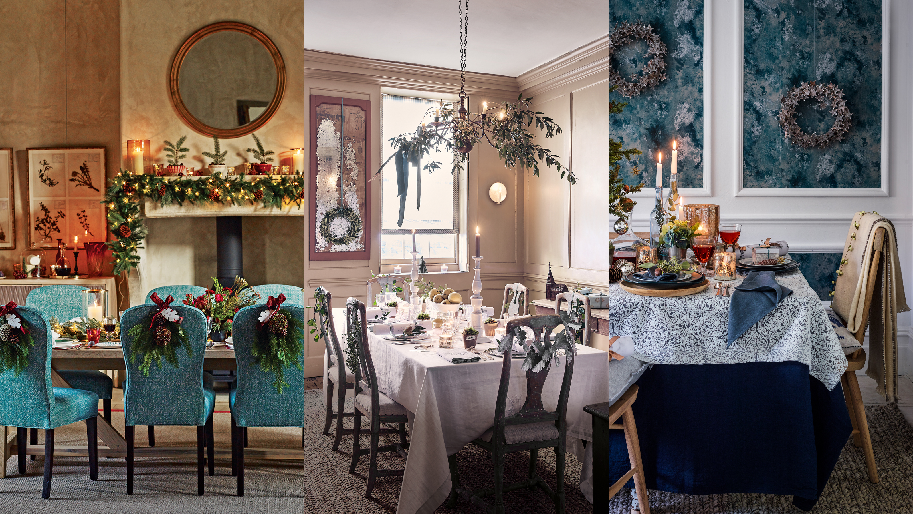 Christmas dining room decor 18 ideas for festive feasting   Homes ...