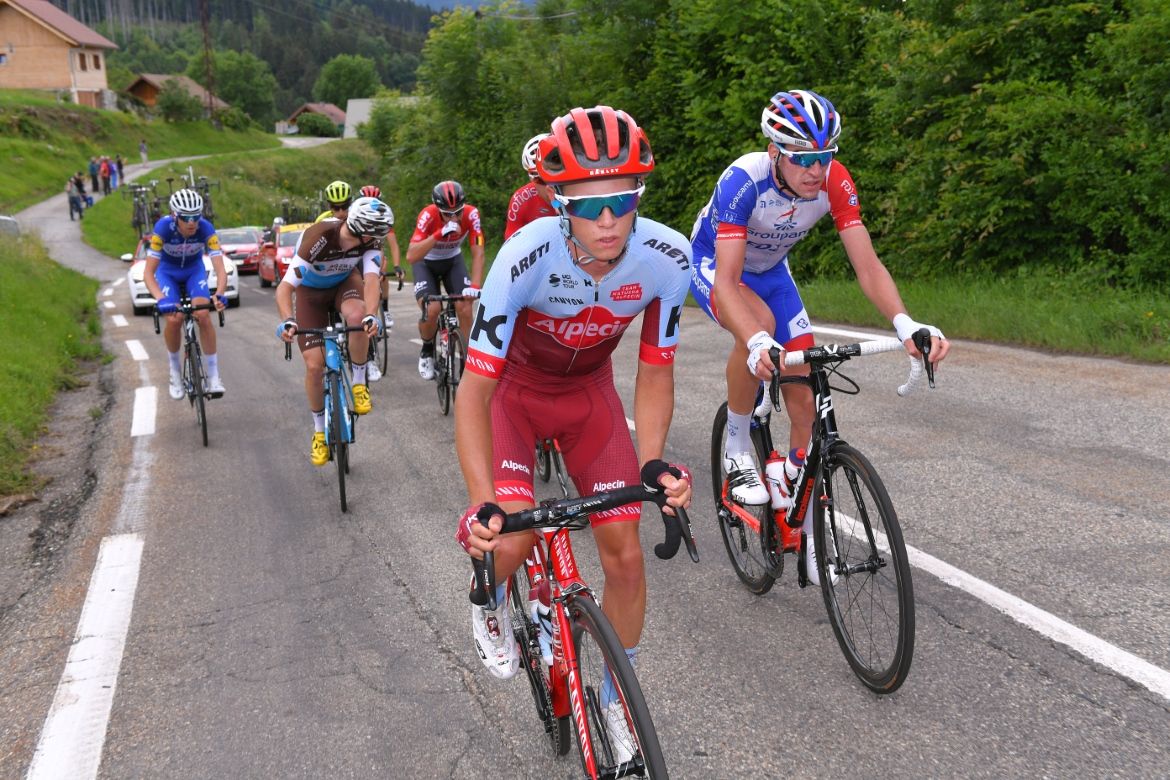 Matteo Fabbro (Katusha-Alpecin) in the breakaway