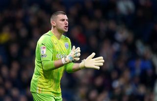West Bromwich Albion goalkeeper Sam Johnstone during the Sky Bet Championship match at The Hawthorns, West Bromwich. Picture date: Sunday January 2, 2022.