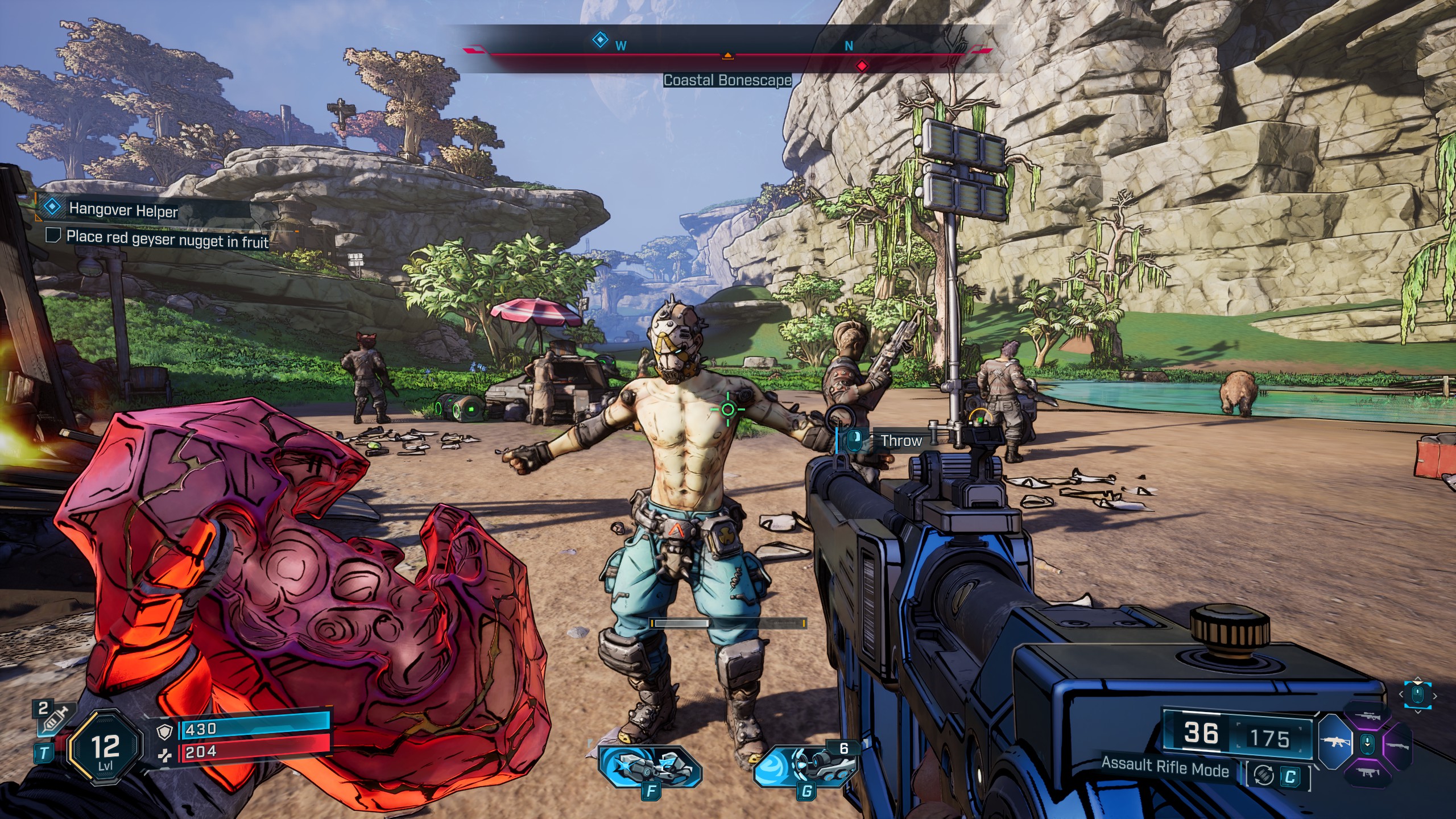 Borderlands 4 screenshot of a psyhco.