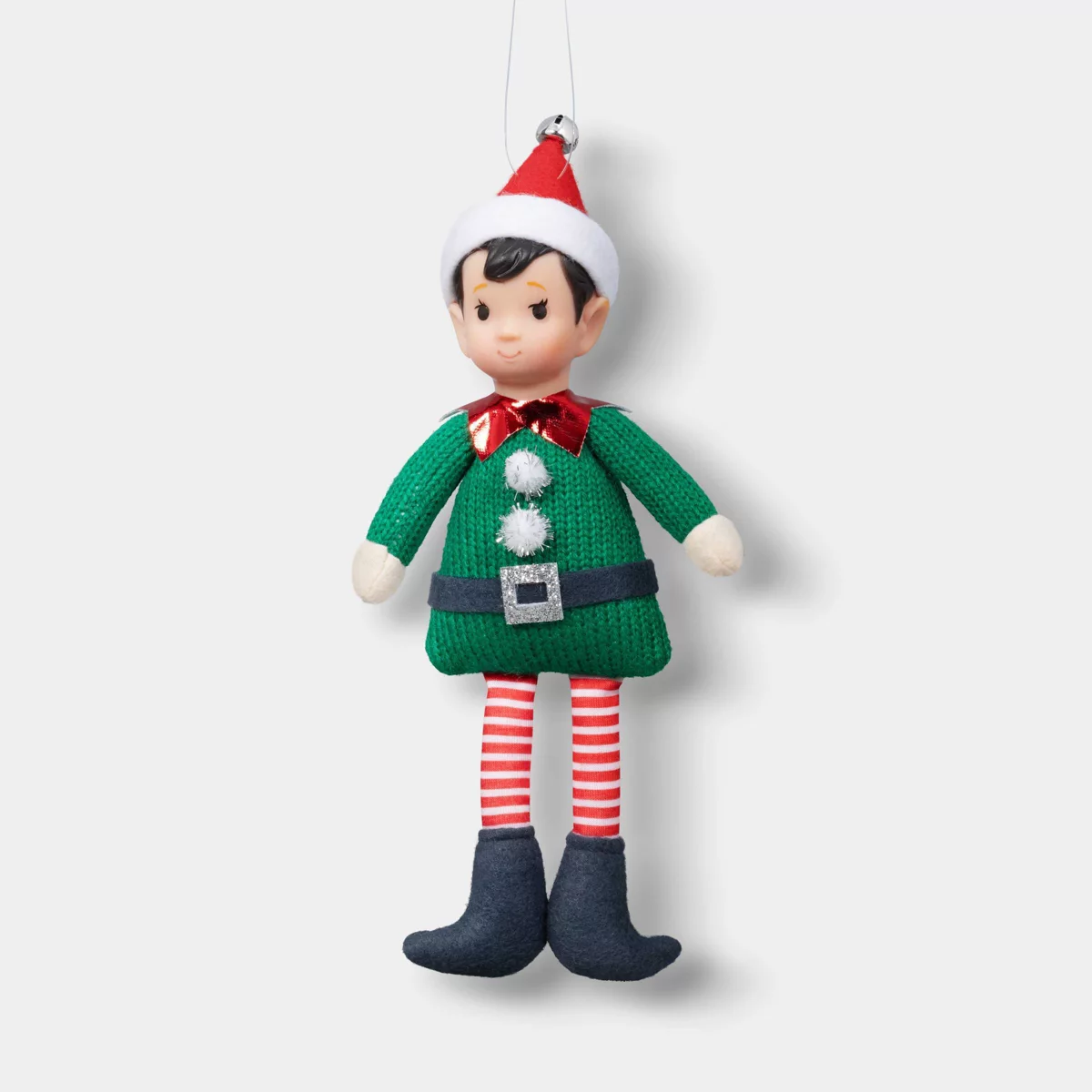 Fabric Boy Elf Christmas Tree Ornament - Wondershop&amp;trade;