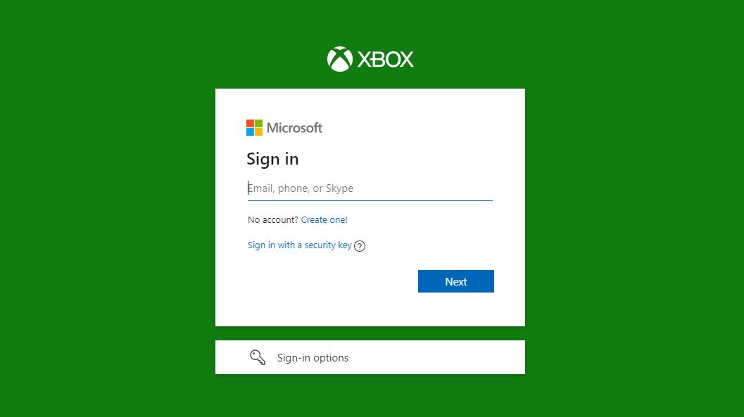 Create an Xbox account