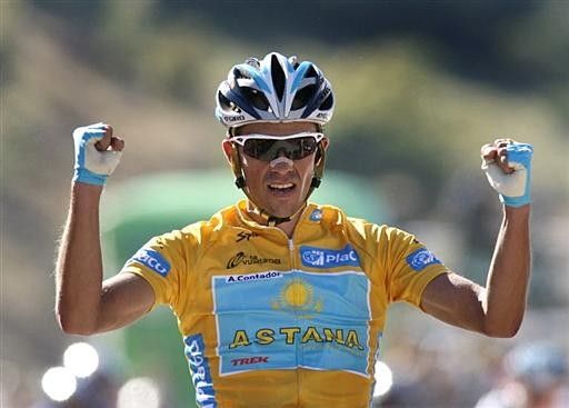 Alberto Contador (Astana) seals his lead in the general classification by dropping his competitors again.