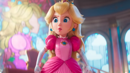 Peach in The Super Mario Bros. Movie.