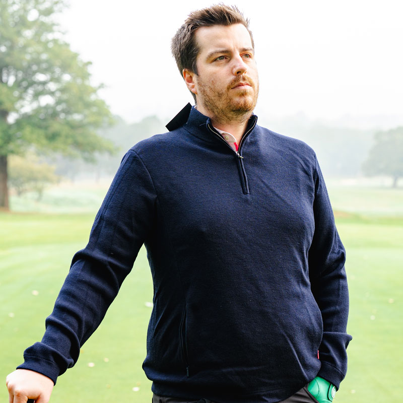 G/FORE Merino Wool Windbreaker Pullover