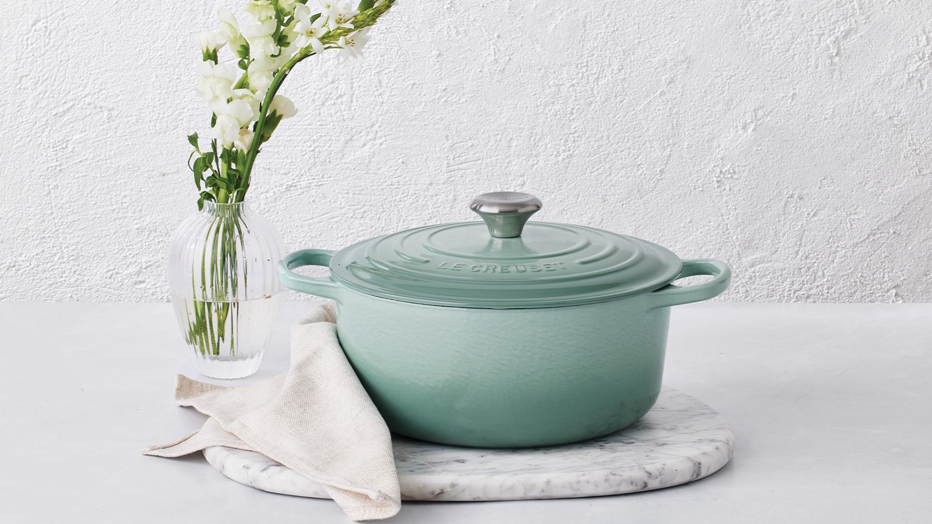 Le Creuset Sage collection
