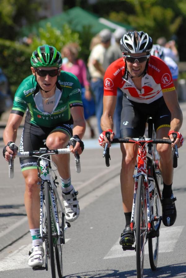 Cyril Gautier (Europcar) and Geoffroy Lequatre (Radioshack)