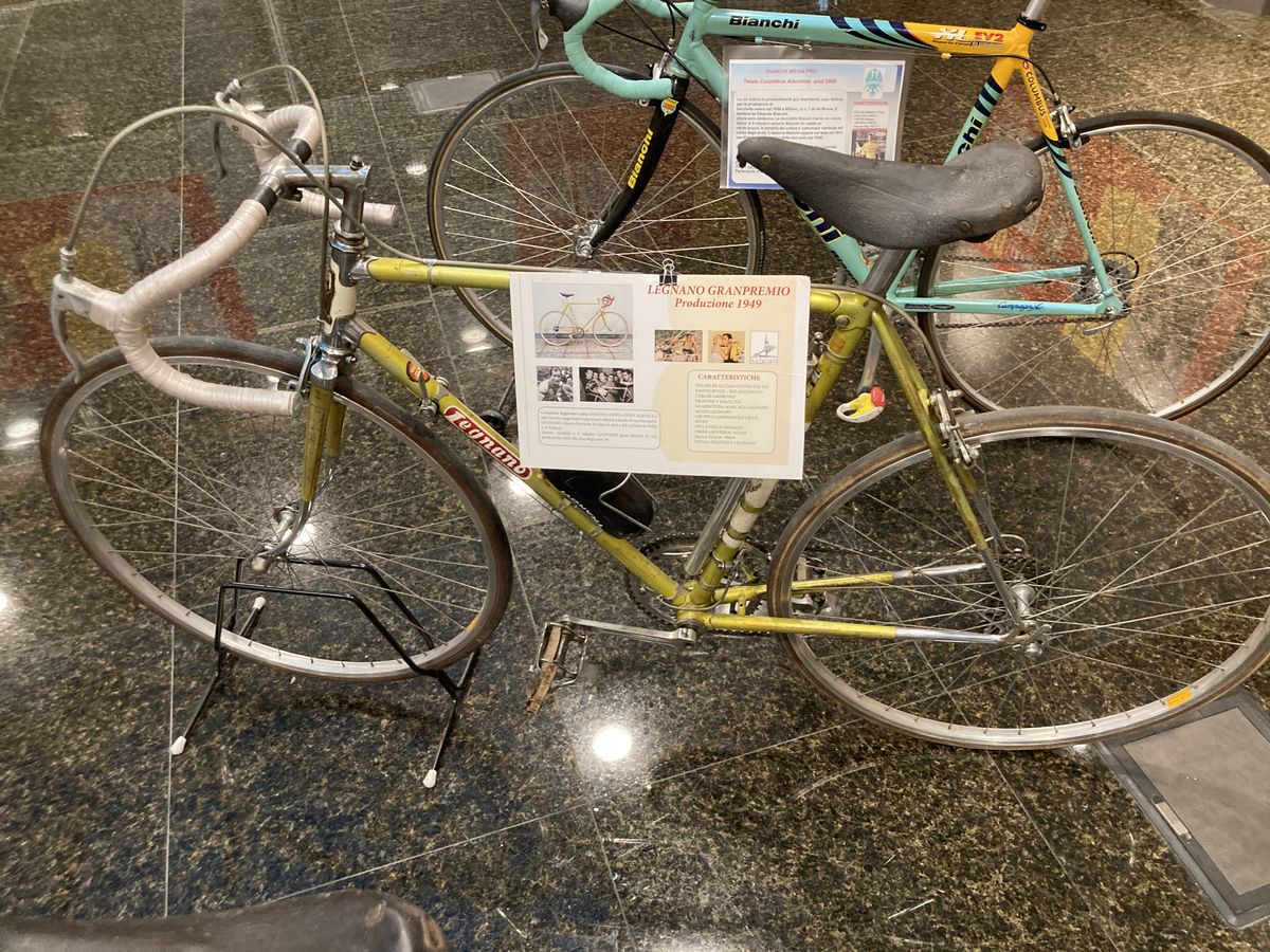 A bike on display at the exhibition
