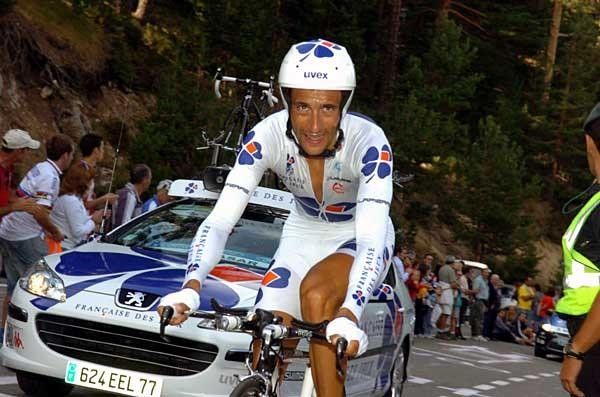 Another veteran, Sandy Casar puts in the hard yards for Marc Madiot