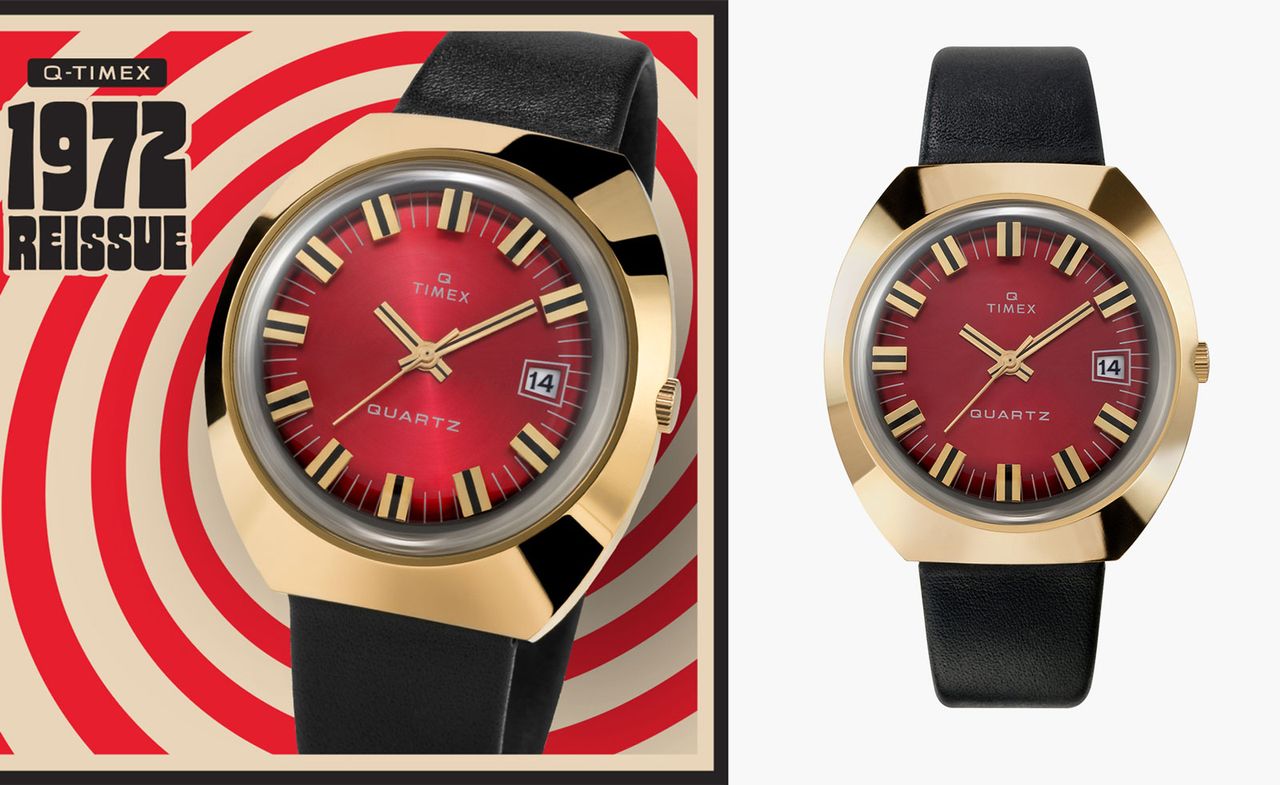 Timex retro quartz watch is straight from the 1970s