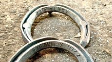Kate Shapland&rsquo;s mare Uris Cavalier&rsquo;s personalised shoes for Burghley 2022