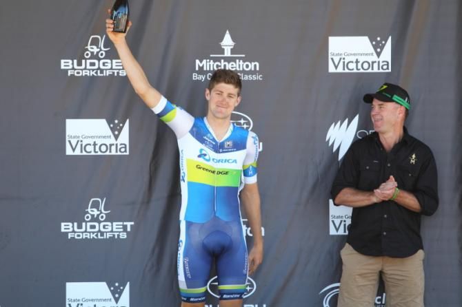 Luke Durbridge (Orica GreenEdge) after his solo win