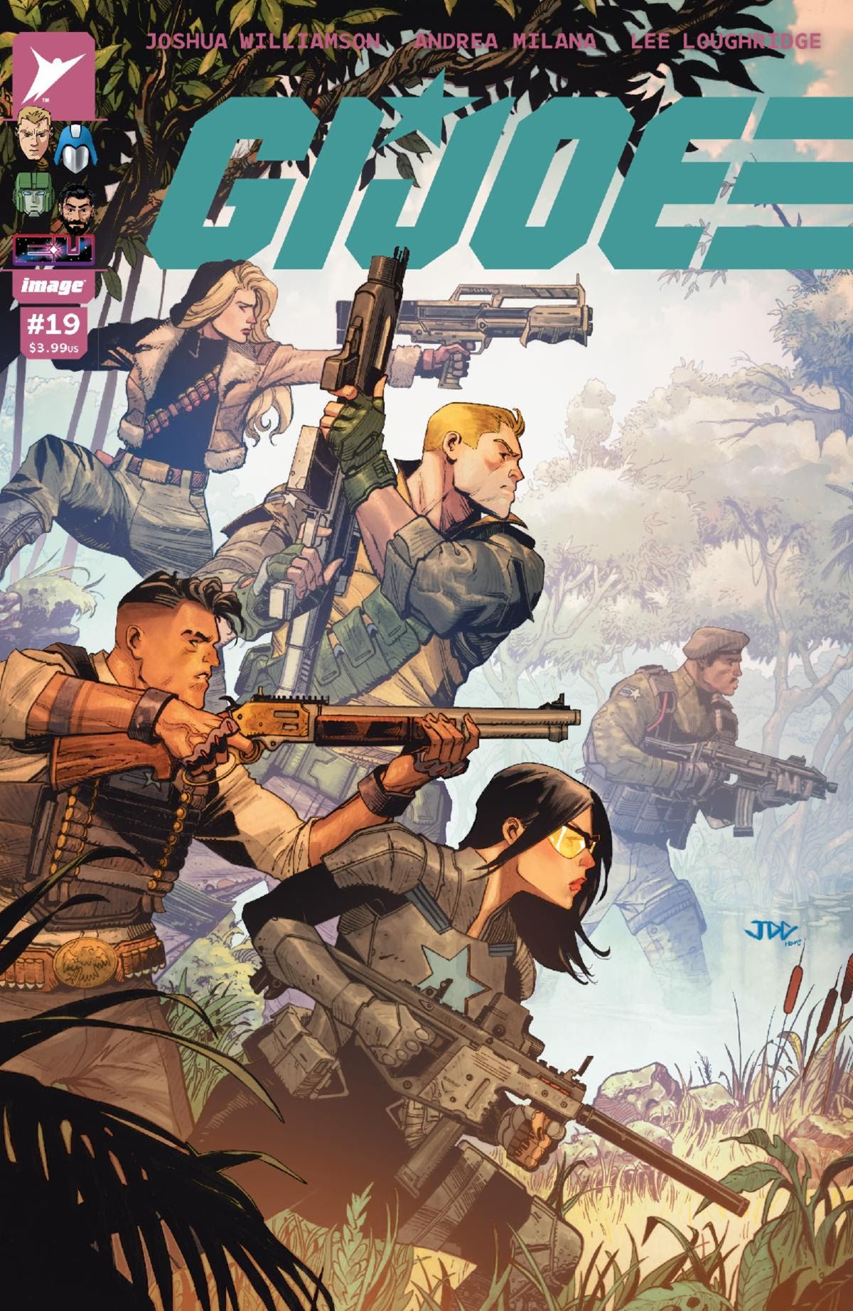 GI Joe #19 cover by Joshua Cassara &amp; Romulo Fajardo Jr.