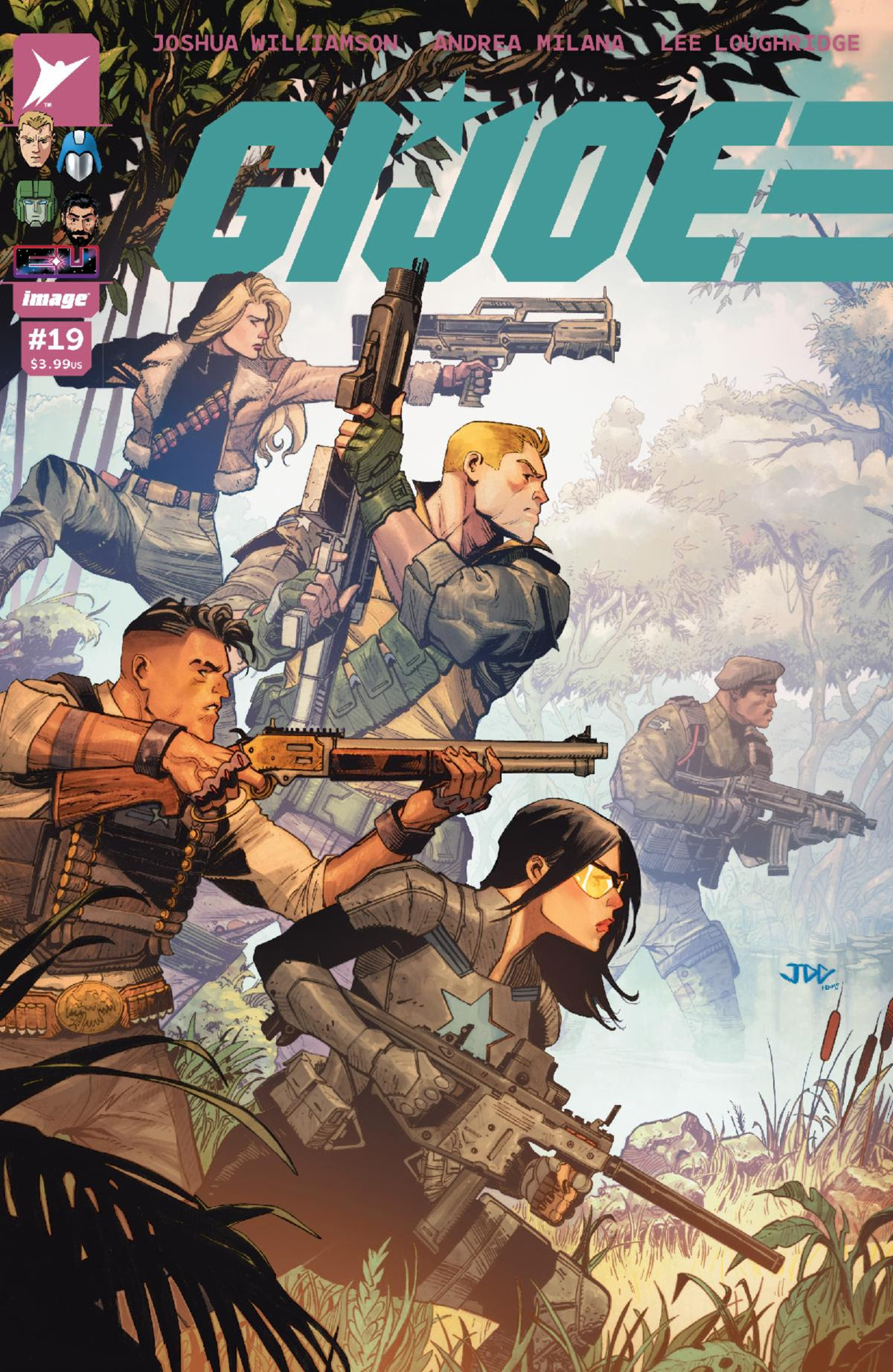 GI Joe #19 cover by Joshua Cassara & Romulo Fajardo Jr.